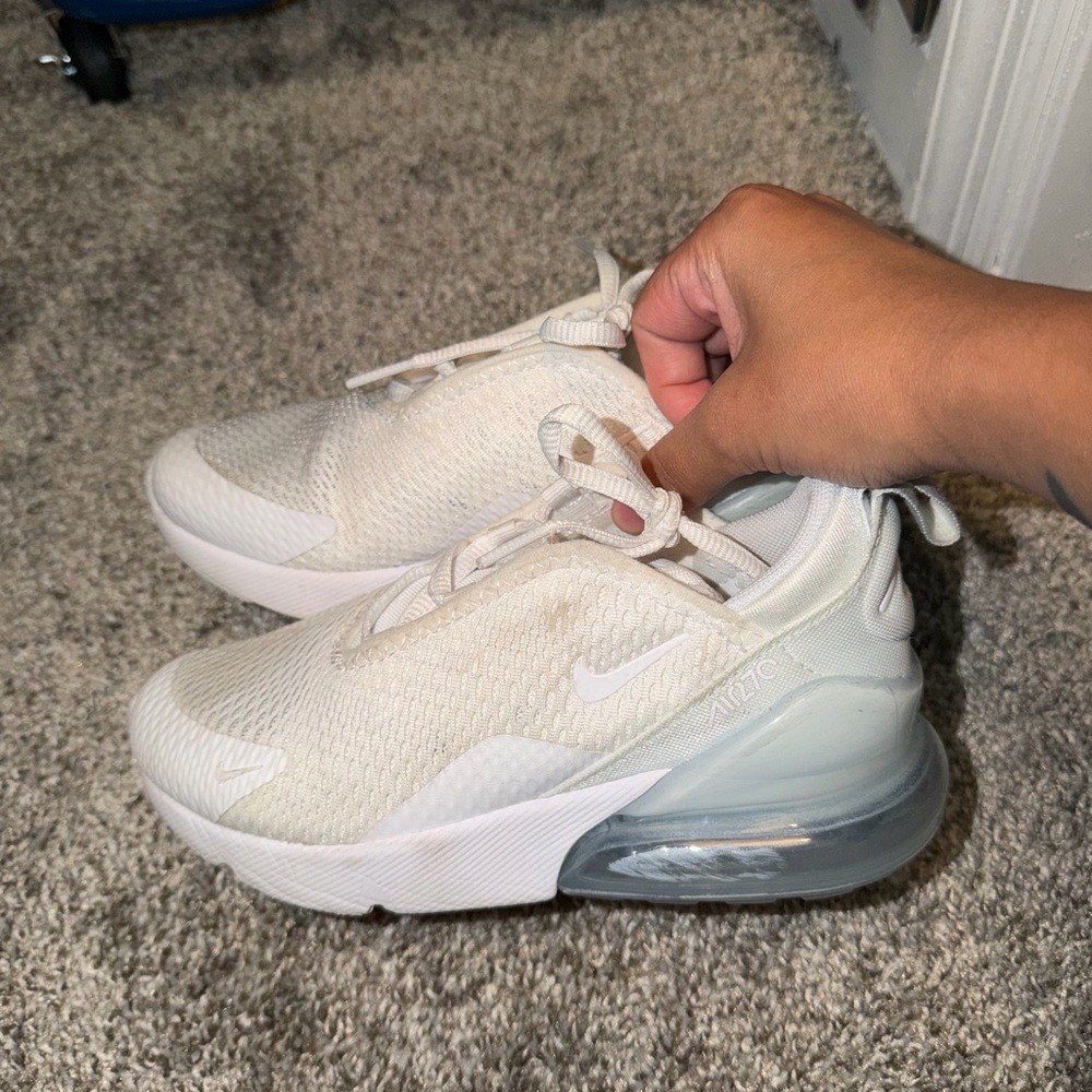Kids Nike White Air Max Sneakers